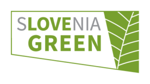 Znak Slovenia Green z zelenim listom